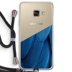 CaseCompany Pauw: Samsung Galaxy A3 (2016) Transparant Hoesje met koord
