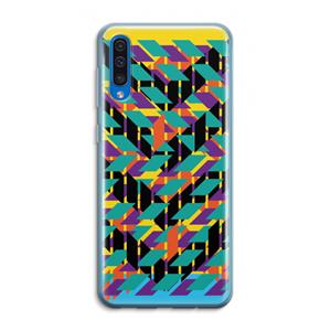 CaseCompany Skew Bee 1: Samsung Galaxy A50 Transparant Hoesje