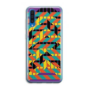 CaseCompany Skew Bee 2: Samsung Galaxy A50 Transparant Hoesje