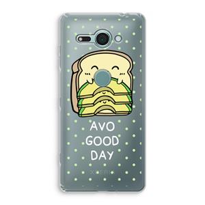 CaseCompany Avo Good Day: Sony Xperia XZ2 Compact Transparant Hoesje