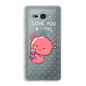 CaseCompany Love You A Lotl: Sony Xperia XZ2 Compact Transparant Hoesje