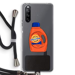 CaseCompany Ultra Sensitive: Sony Sony Xperia 10 III Transparant Hoesje met koord