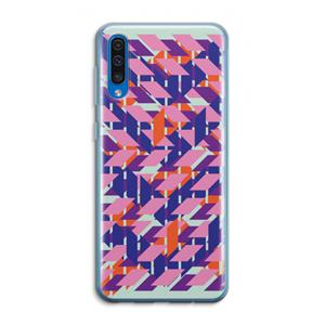 CaseCompany Skew Blush 3: Samsung Galaxy A50 Transparant Hoesje