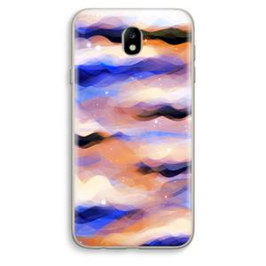 CaseCompany Donkere Wolken: Samsung Galaxy J7 (2017) Transparant Hoesje