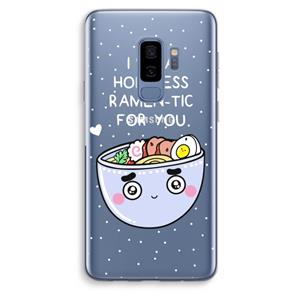 CaseCompany I'm A Hopeless Ramen-Tic For You: Samsung Galaxy S9 Plus Transparant Hoesje