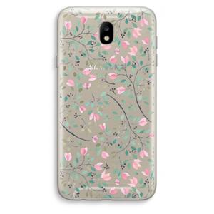 CaseCompany Sierlijke bloemen: Samsung Galaxy J7 (2017) Transparant Hoesje