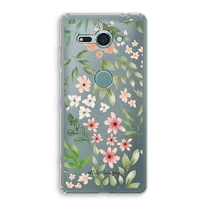 CaseCompany Botanical sweet flower heaven: Sony Xperia XZ2 Compact Transparant Hoesje