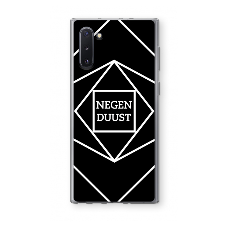 CaseCompany Negenduust geometrisch: Samsung Galaxy Note 10 Transparant Hoesje