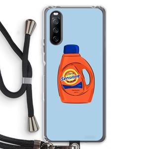 CaseCompany Ultra Sensitive: Sony Sony Xperia 10 III Transparant Hoesje met koord