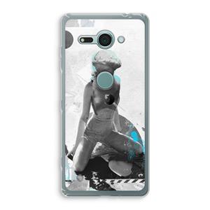 CaseCompany I will not feel a thing: Sony Xperia XZ2 Compact Transparant Hoesje