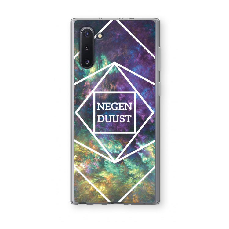 CaseCompany Negenduust ruimte: Samsung Galaxy Note 10 Transparant Hoesje