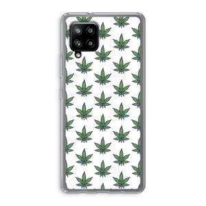 CaseCompany Weed: Samsung Galaxy A42 5G Transparant Hoesje
