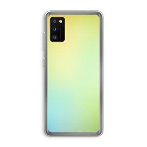CaseCompany Minty mist pastel: Samsung Galaxy A41 Transparant Hoesje