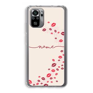 CaseCompany Kusjes: Xiaomi Redmi Note 10S Transparant Hoesje