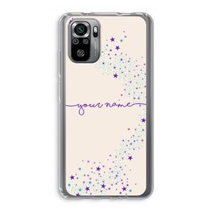 CaseCompany Sterren: Xiaomi Redmi Note 10S Transparant Hoesje
