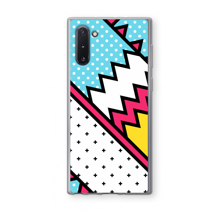 CaseCompany Pop Art #2: Samsung Galaxy Note 10 Transparant Hoesje