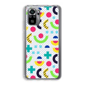 CaseCompany 8-bit N°1: Xiaomi Redmi Note 10S Transparant Hoesje