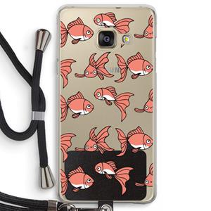 CaseCompany Blub: Samsung Galaxy A3 (2016) Transparant Hoesje met koord