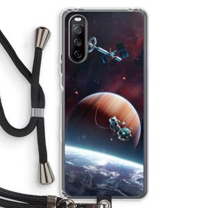 CaseCompany Examiner: Sony Sony Xperia 10 III Transparant Hoesje met koord