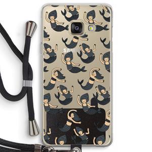 CaseCompany Zeemeermin: Samsung Galaxy A3 (2016) Transparant Hoesje met koord