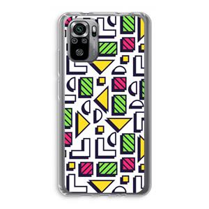 CaseCompany 8-bit N°4: Xiaomi Redmi Note 10S Transparant Hoesje