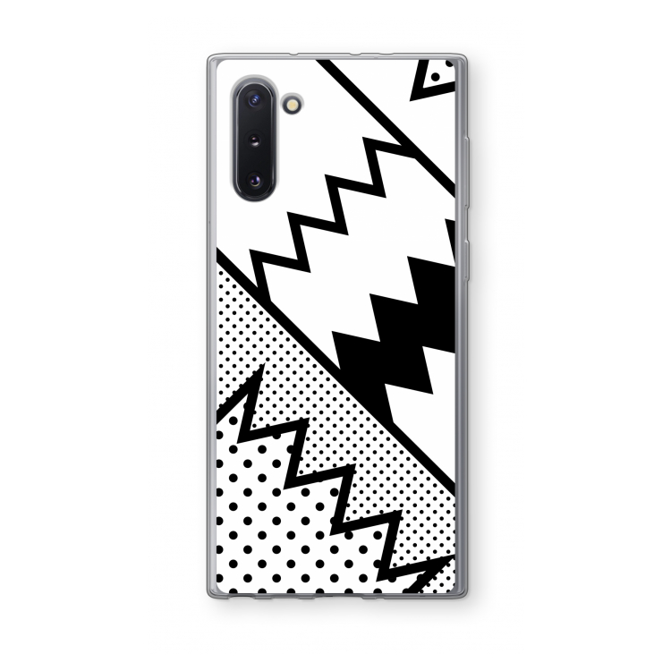 CaseCompany Pop Art #5: Samsung Galaxy Note 10 Transparant Hoesje