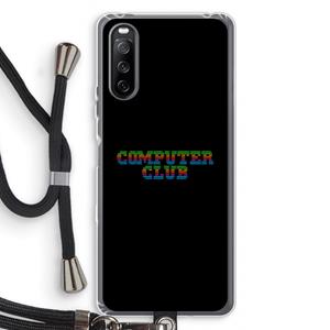 CaseCompany Retro: Sony Sony Xperia 10 III Transparant Hoesje met koord