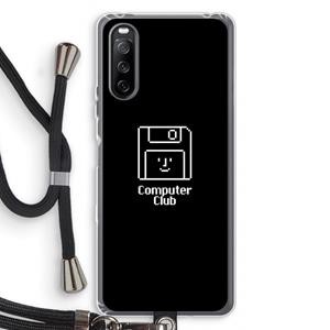 CaseCompany Hello: Sony Sony Xperia 10 III Transparant Hoesje met koord
