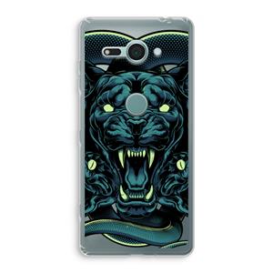 CaseCompany Cougar and Vipers: Sony Xperia XZ2 Compact Transparant Hoesje