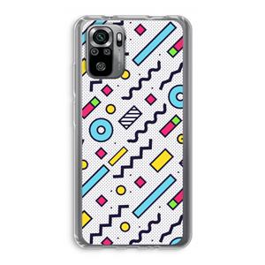 CaseCompany 8-bit N°8: Xiaomi Redmi Note 10S Transparant Hoesje