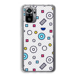 CaseCompany 8-bit N°9: Xiaomi Redmi Note 10S Transparant Hoesje