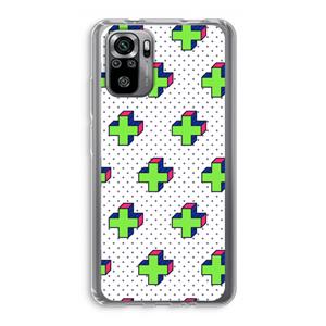 CaseCompany 8-bit N°10: Xiaomi Redmi Note 10S Transparant Hoesje