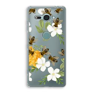 CaseCompany No flowers without bees: Sony Xperia XZ2 Compact Transparant Hoesje