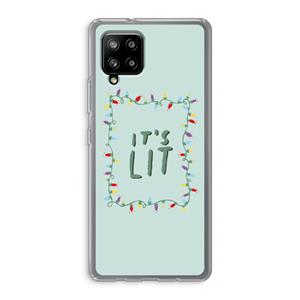 CaseCompany It's Lit: Samsung Galaxy A42 5G Transparant Hoesje