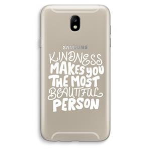 CaseCompany The prettiest: Samsung Galaxy J7 (2017) Transparant Hoesje