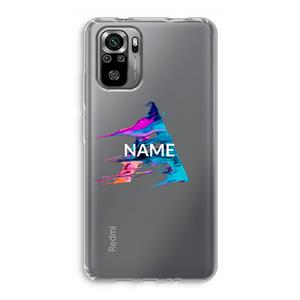 CaseCompany Abstract Spectrum: Xiaomi Redmi Note 10S Transparant Hoesje