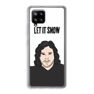 CaseCompany Let It Snow: Samsung Galaxy A42 5G Transparant Hoesje