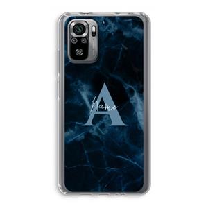 CaseCompany Midnight Marble: Xiaomi Redmi Note 10S Transparant Hoesje