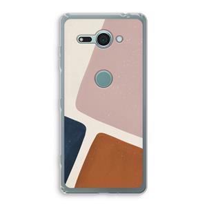 CaseCompany Geo #2: Sony Xperia XZ2 Compact Transparant Hoesje