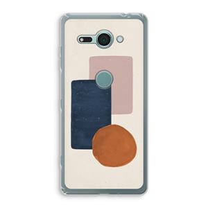 CaseCompany Geo #3: Sony Xperia XZ2 Compact Transparant Hoesje