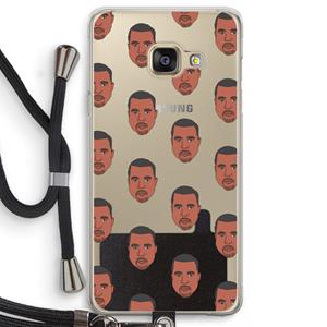 CaseCompany Kanye Call Me℃: Samsung Galaxy A3 (2016) Transparant Hoesje met koord