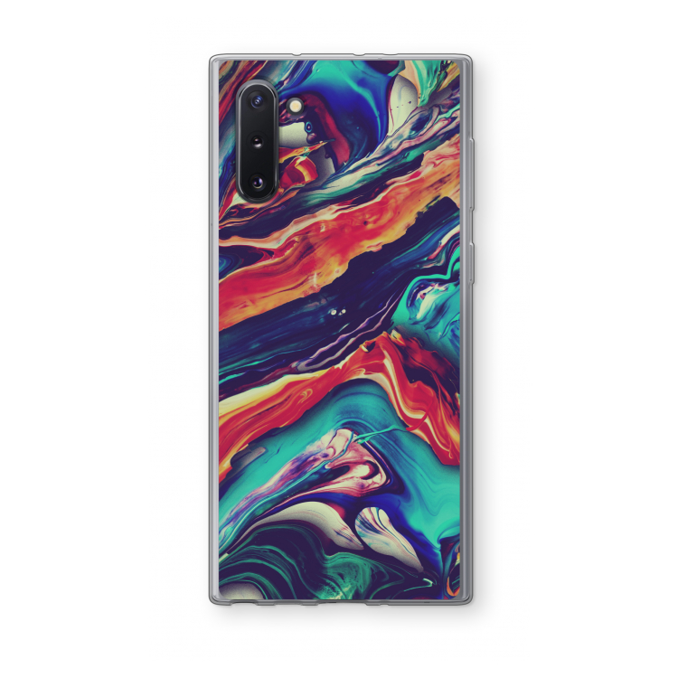 CaseCompany Chameleon Sun: Samsung Galaxy Note 10 Transparant Hoesje