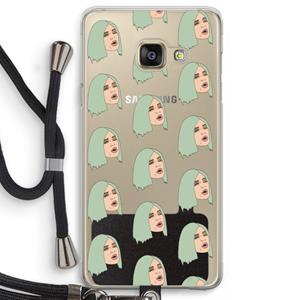 CaseCompany King Kylie: Samsung Galaxy A3 (2016) Transparant Hoesje met koord