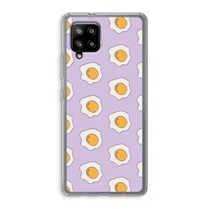 CaseCompany Bacon to my eggs #1: Samsung Galaxy A42 5G Transparant Hoesje