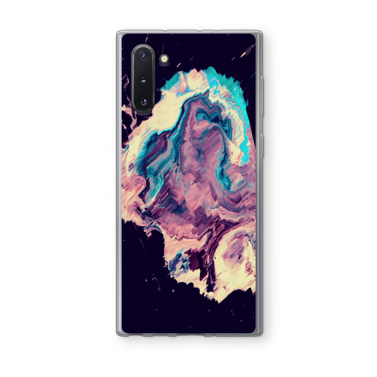 CaseCompany Cosmic Silence: Samsung Galaxy Note 10 Transparant Hoesje