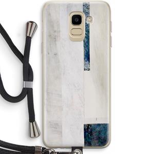 CaseCompany Meet you there: Samsung Galaxy J6 (2018) Transparant Hoesje met koord