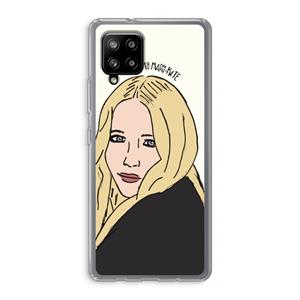 CaseCompany Mary Kate: Samsung Galaxy A42 5G Transparant Hoesje