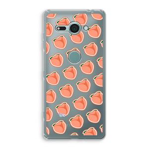 CaseCompany Just peachy: Sony Xperia XZ2 Compact Transparant Hoesje