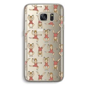 CaseCompany Gymboys: Samsung Galaxy S7 Transparant Hoesje