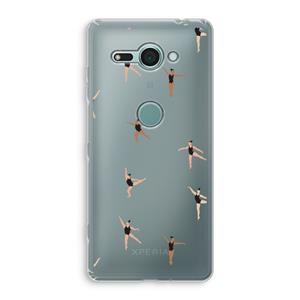 CaseCompany Dancing #1: Sony Xperia XZ2 Compact Transparant Hoesje